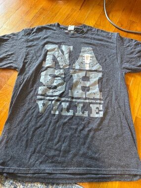 Nashville Graphic Tee - Charcoal Men's Short Sleeve Shirt LRG NASHVILLE THREADS